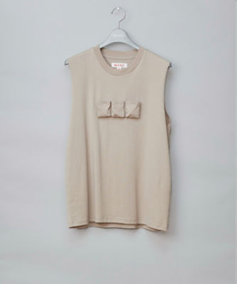 ＜MASU (Men)＞ノースリーブカットソー　ＭＩＮＩ　ＰＯＣＫＥＴ　ＳＬＥＥＶＥＬＥＳＳ　ＴＯＰ　２４Ｓ－２４－ＭＡＳＳ－ＣＳ０９２４